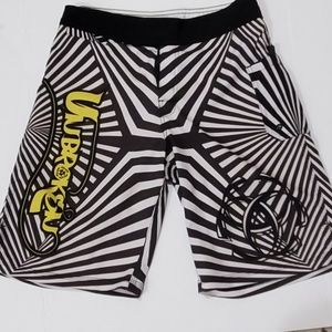 Men's Unbroken Zebra print swim trunks